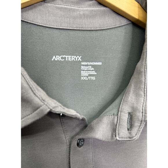 ARCTERYX MEN'S SHORT SLEEVE POLO SHIRT, SIZE XXL - Picture 3 of 6